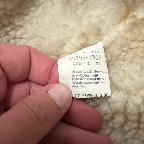 Vintage Levis Brown Corduroy Sherpa Vest Mens Large Snap On  size X-large - Picture 9 of 17